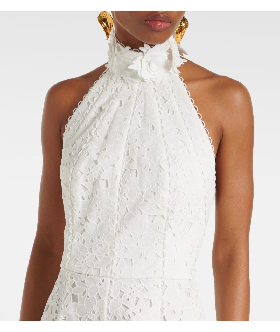 REBECCA VALLANCE Белое полиэстеровое коктейльное платье, фото 4
