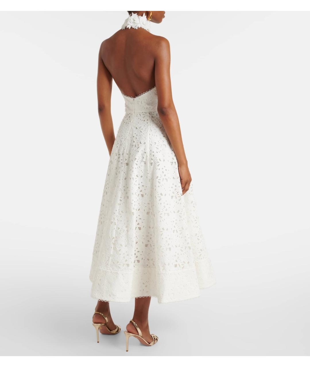 REBECCA VALLANCE Белое полиэстеровое коктейльное платье, фото 3