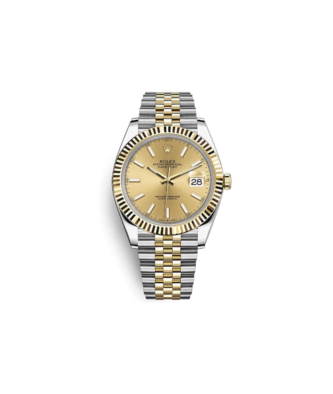 ROLEX Золотые металлические часы, фото 1