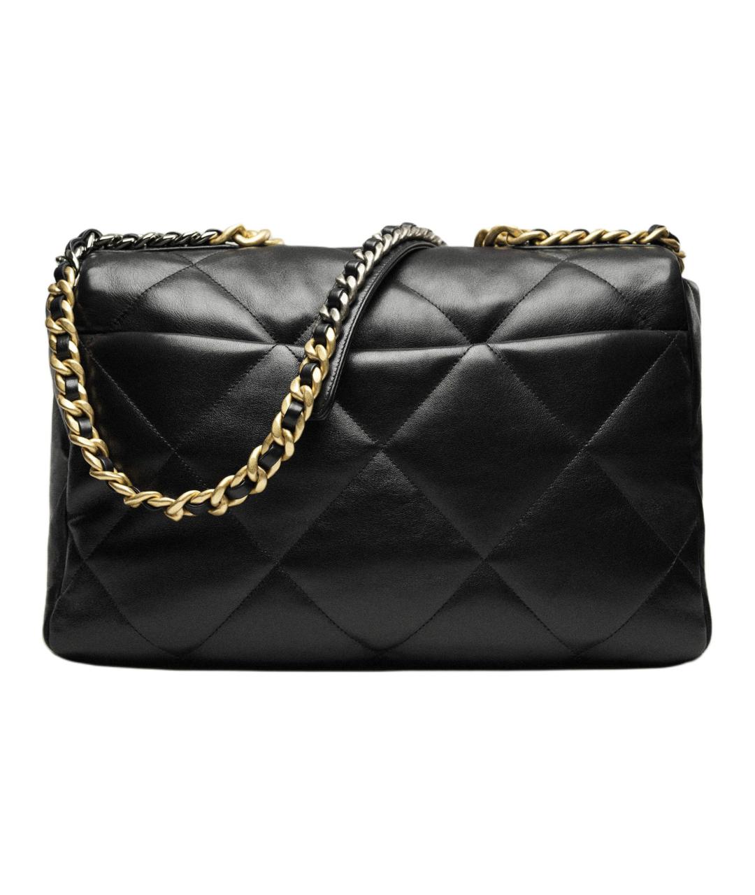 CHANEL Черная кожаная сумка через плечо, фото 4