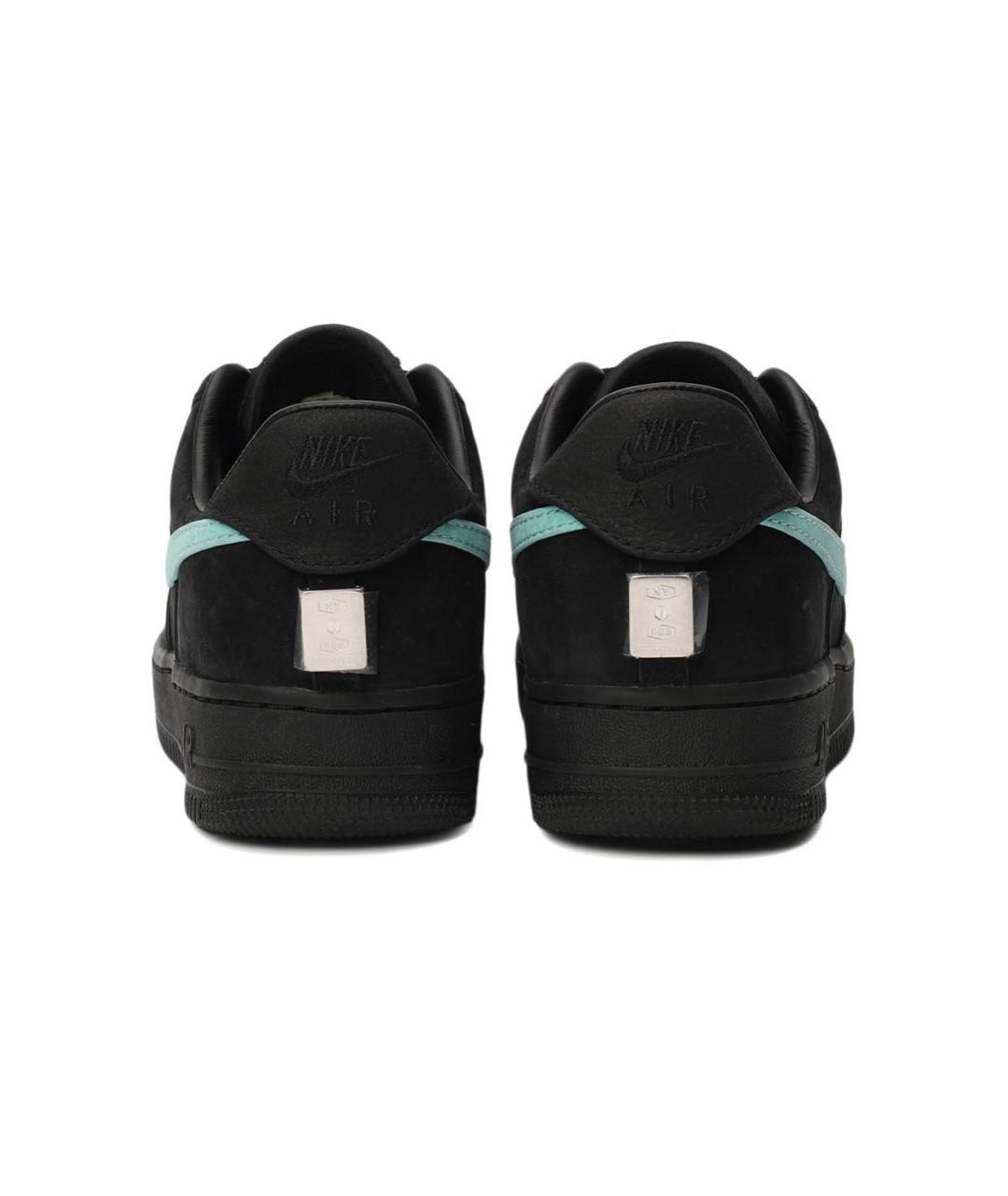 NIKE Черные нубуковые кеды, фото 4