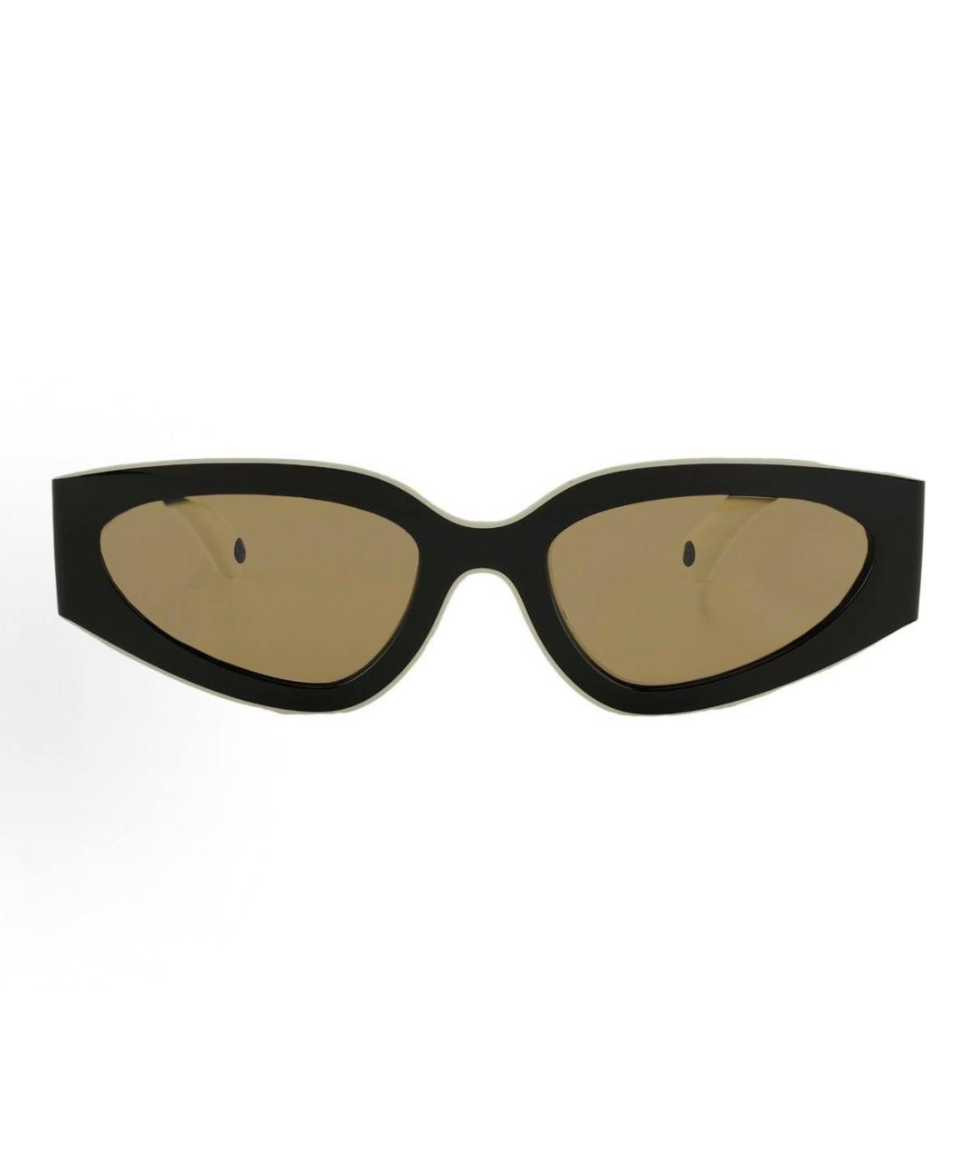 CHANEL Черные пластиковые солнцезащитные очки, фото 4