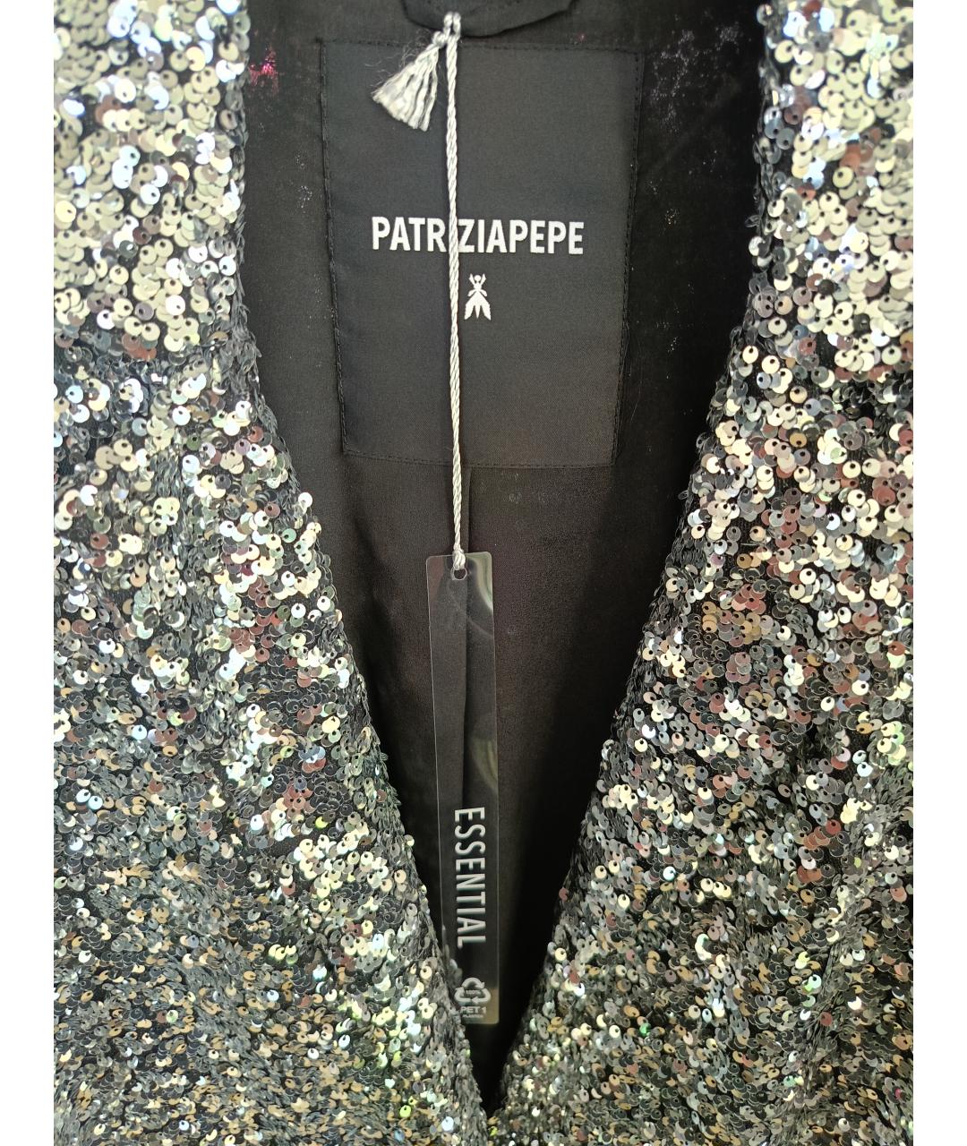 PATRIZIA PEPE Серебрянный жакет/пиджак, фото 3