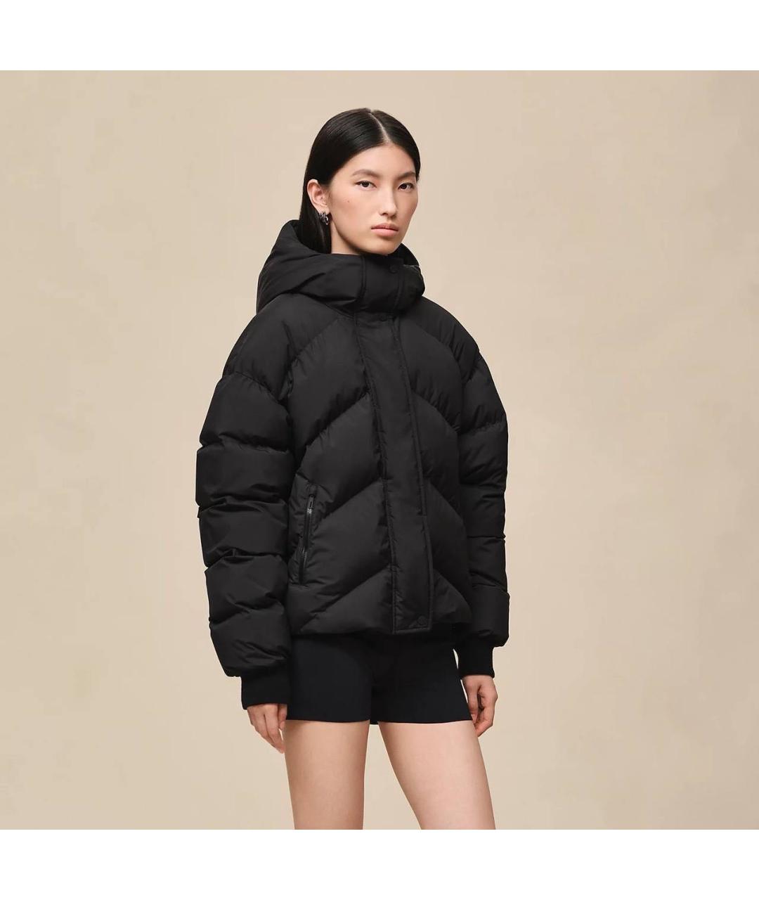 HERMES Черный пуховик, фото 2