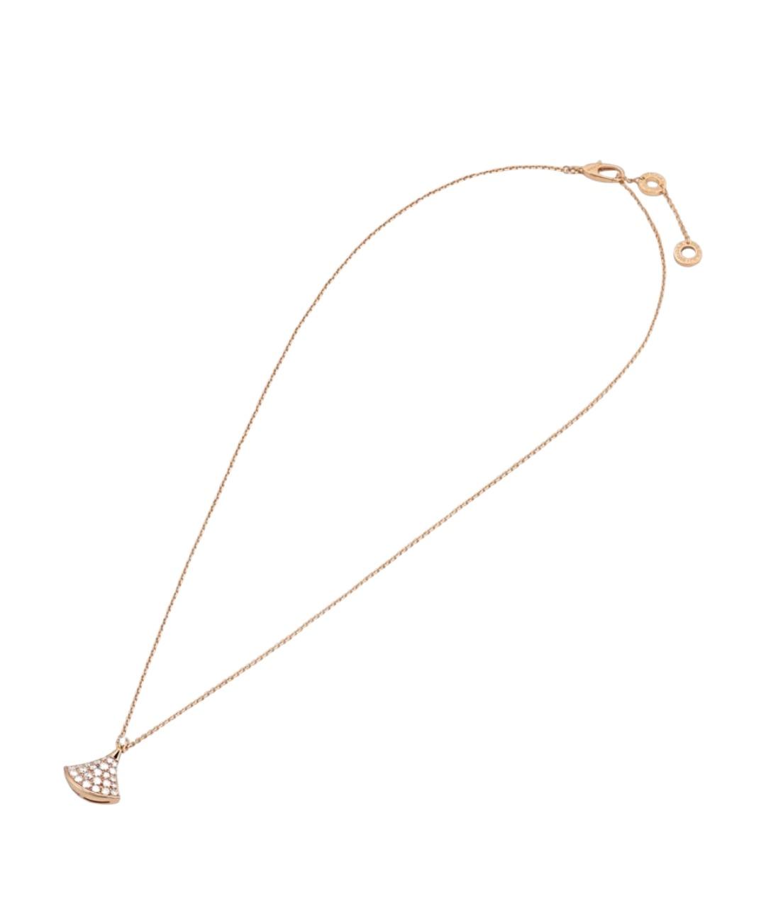 BVLGARI Золотая подвеска из розового золота, фото 4