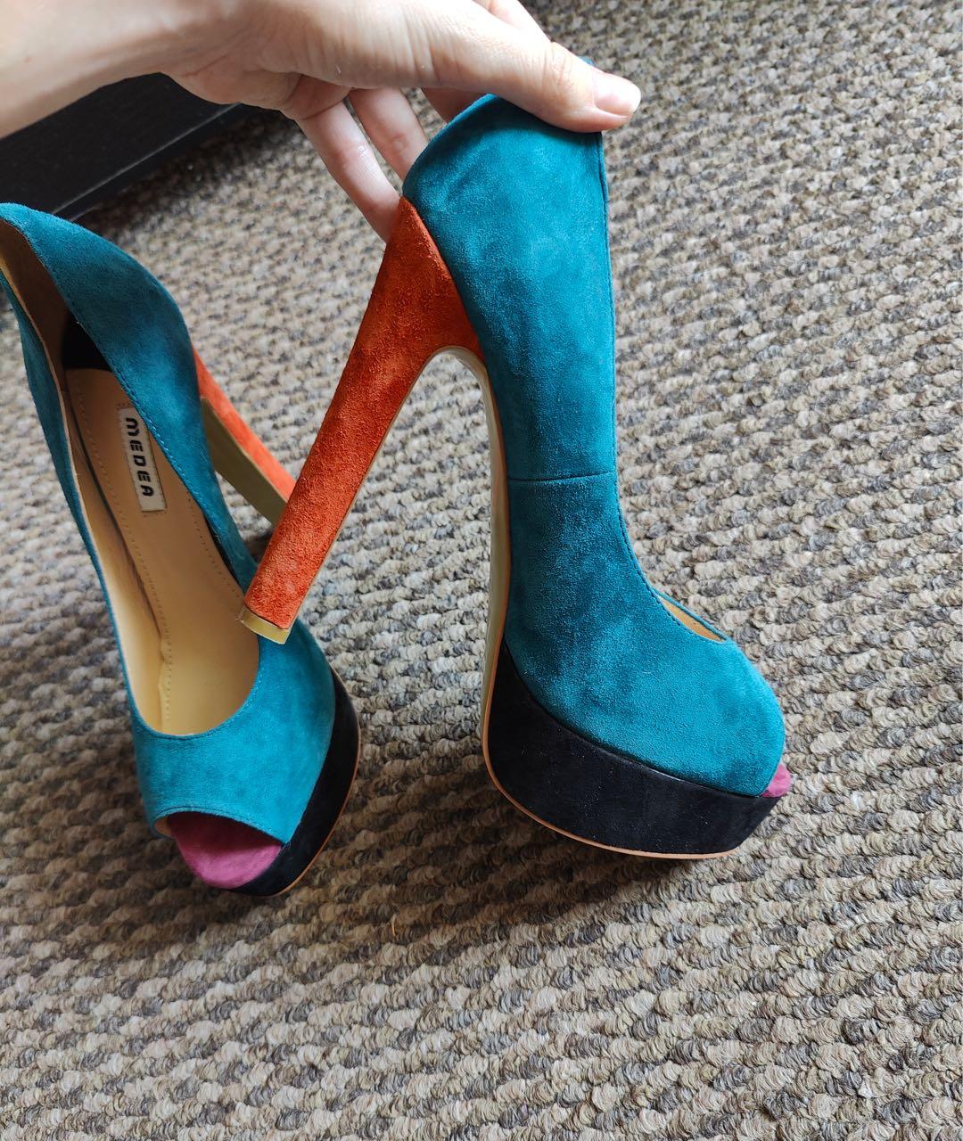 MEDEA Мульти замшевые туфли, фото 3