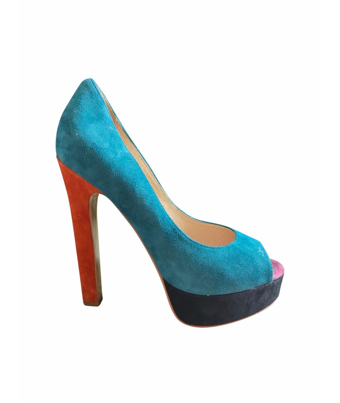 MEDEA Мульти замшевые туфли, фото 1