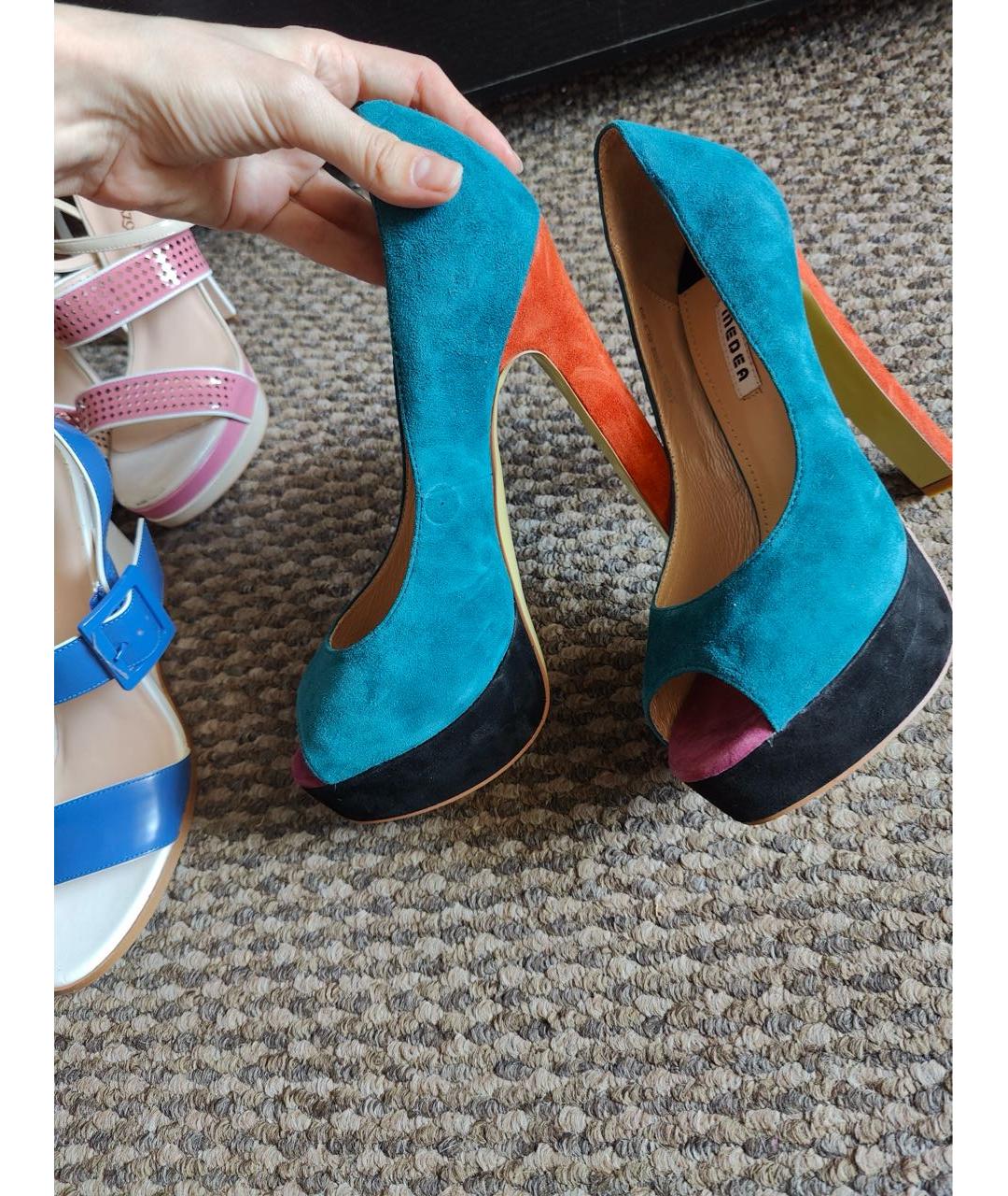 MEDEA Мульти замшевые туфли, фото 7