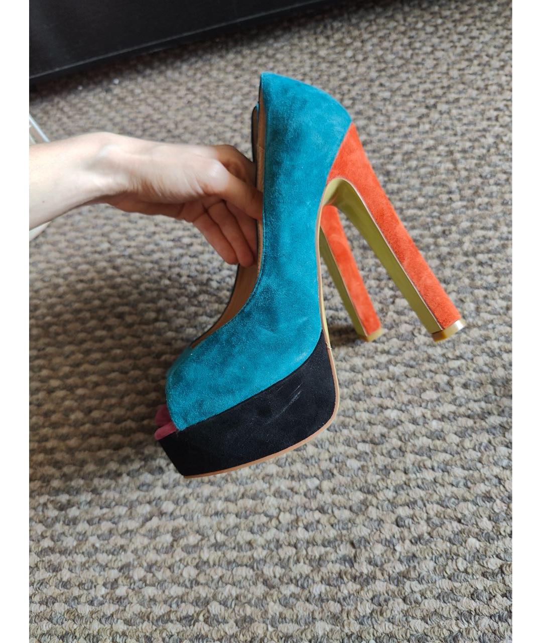 MEDEA Мульти замшевые туфли, фото 5