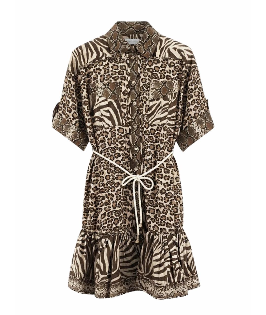 ZIMMERMANN Мульти хлопковое повседневное платье, фото 1