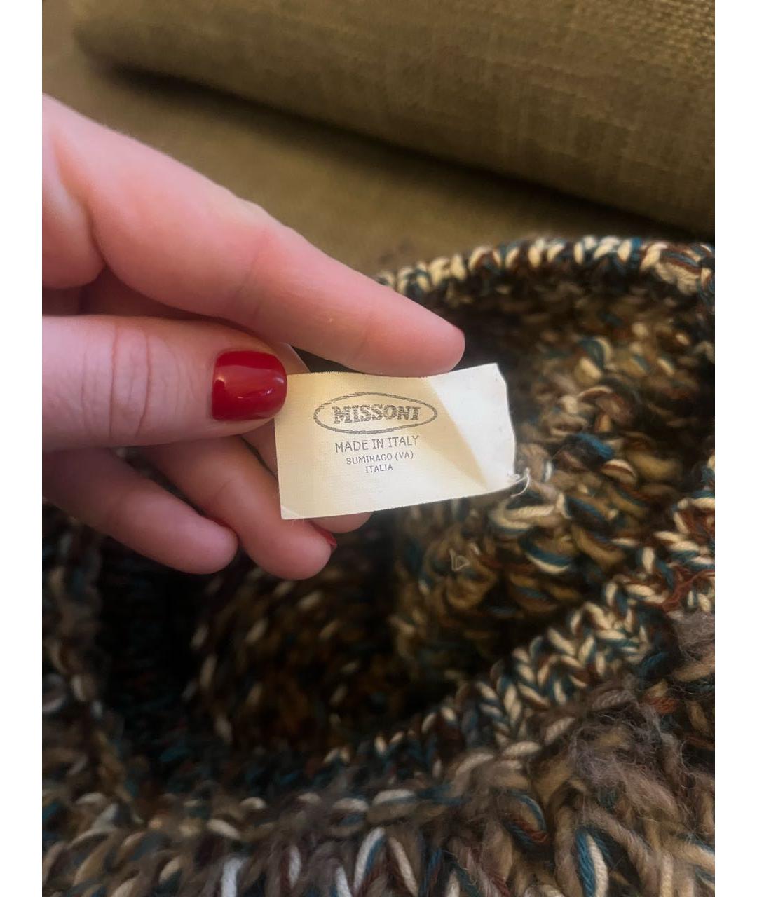 MISSONI Мульти кашемировая шапка, фото 3