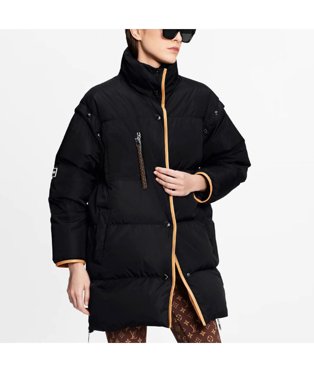 LOUIS VUITTON Черный пуховик, фото 4