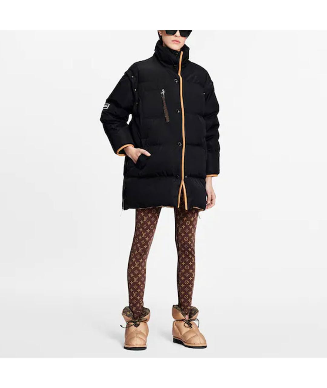 LOUIS VUITTON Черный пуховик, фото 2