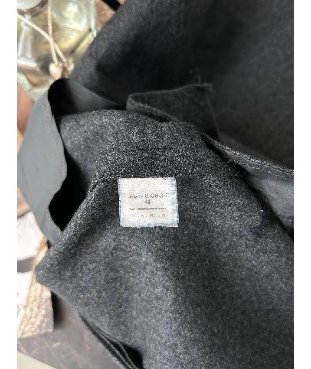 BRUNELLO CUCINELLI Серый шерстяной жакет/пиджак, фото 4