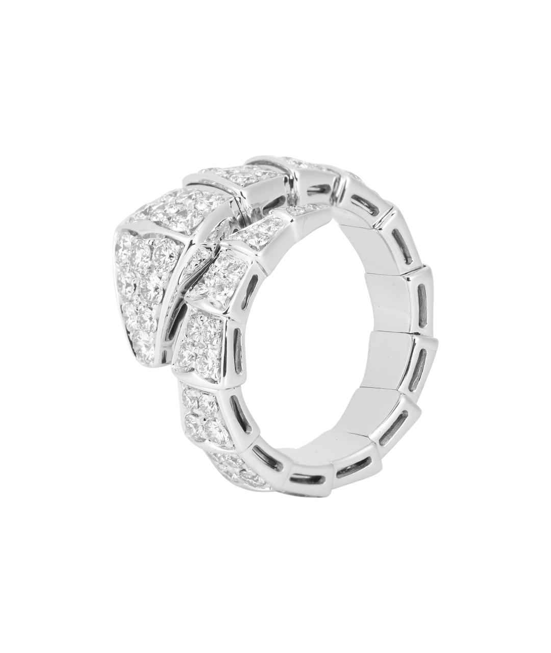 BVLGARI Серебряное кольцо из белого золота, фото 4