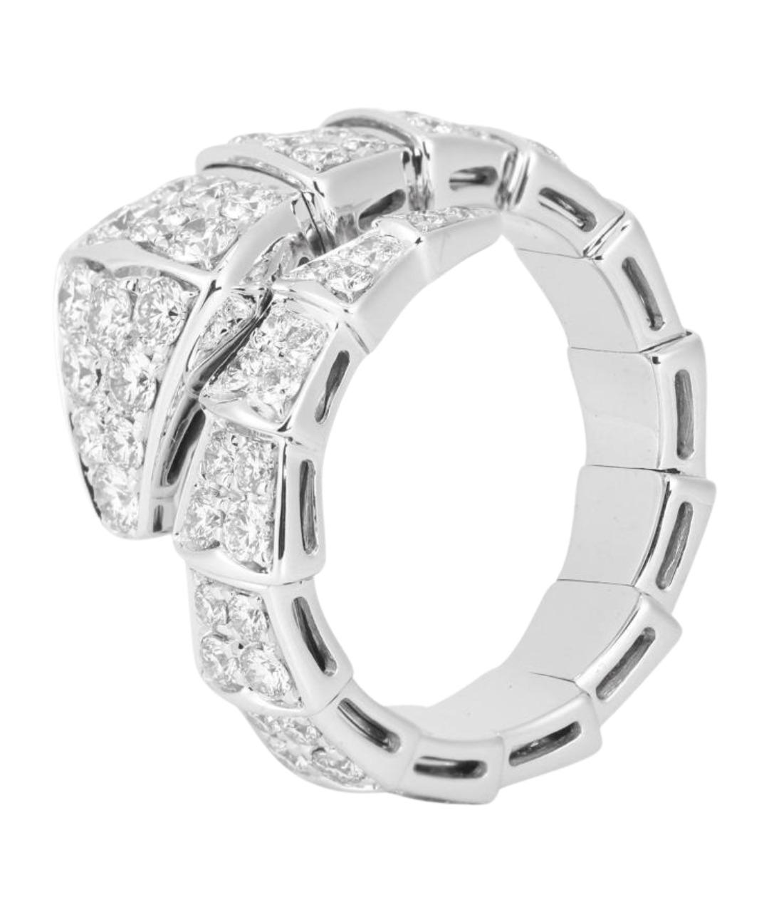 BVLGARI Серебряное кольцо из белого золота, фото 1