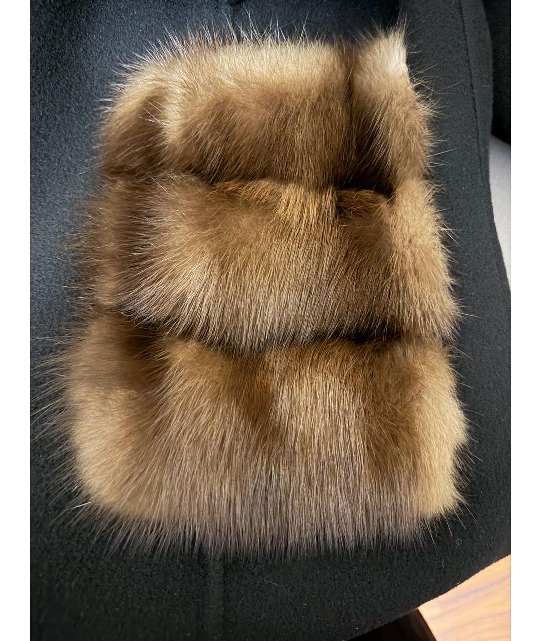 MANZONI 24 Черное кашемировое пальто, фото 8