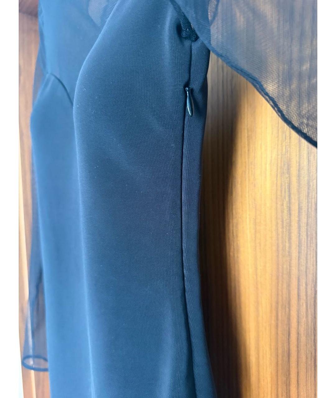 PHILIPP PLEIN Черное вискозное коктейльное платье, фото 5