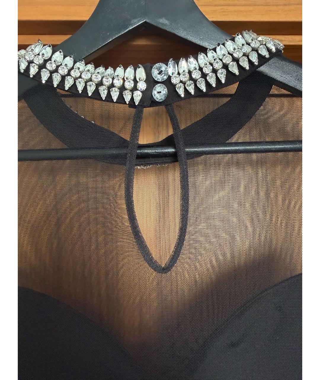 PHILIPP PLEIN Черное вискозное коктейльное платье, фото 3