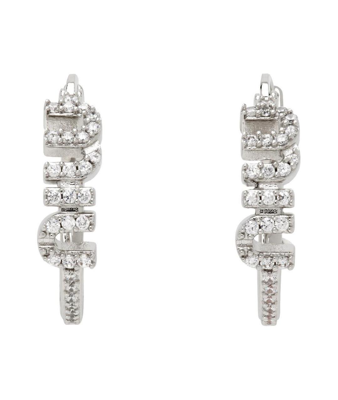 MIU MIU Серебряные металлические серьги, фото 1