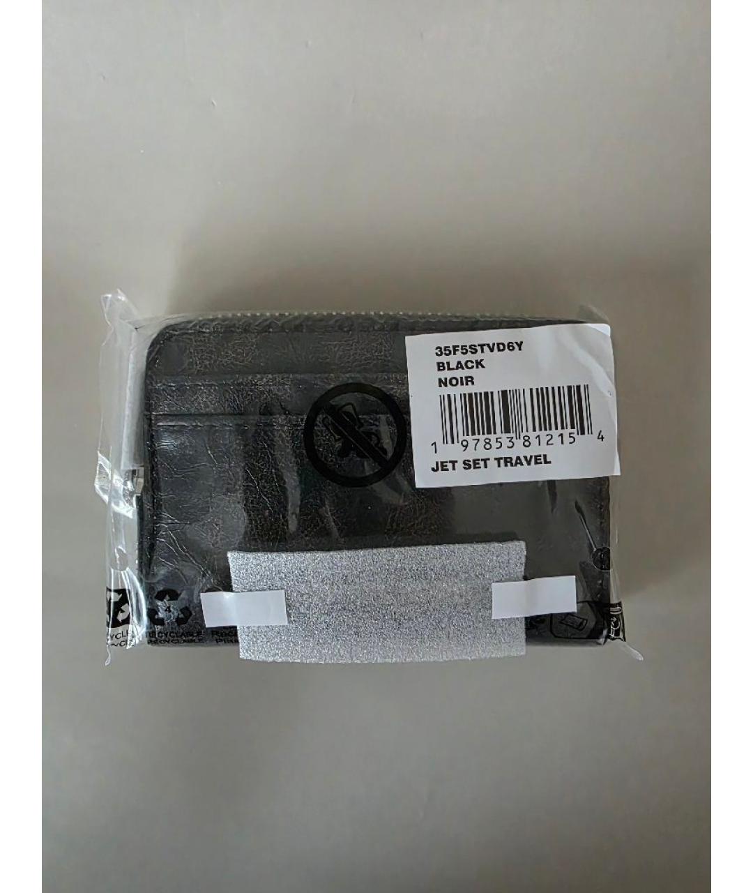 MICHAEL KORS Черный кошелек из искусственной кожи, фото 6