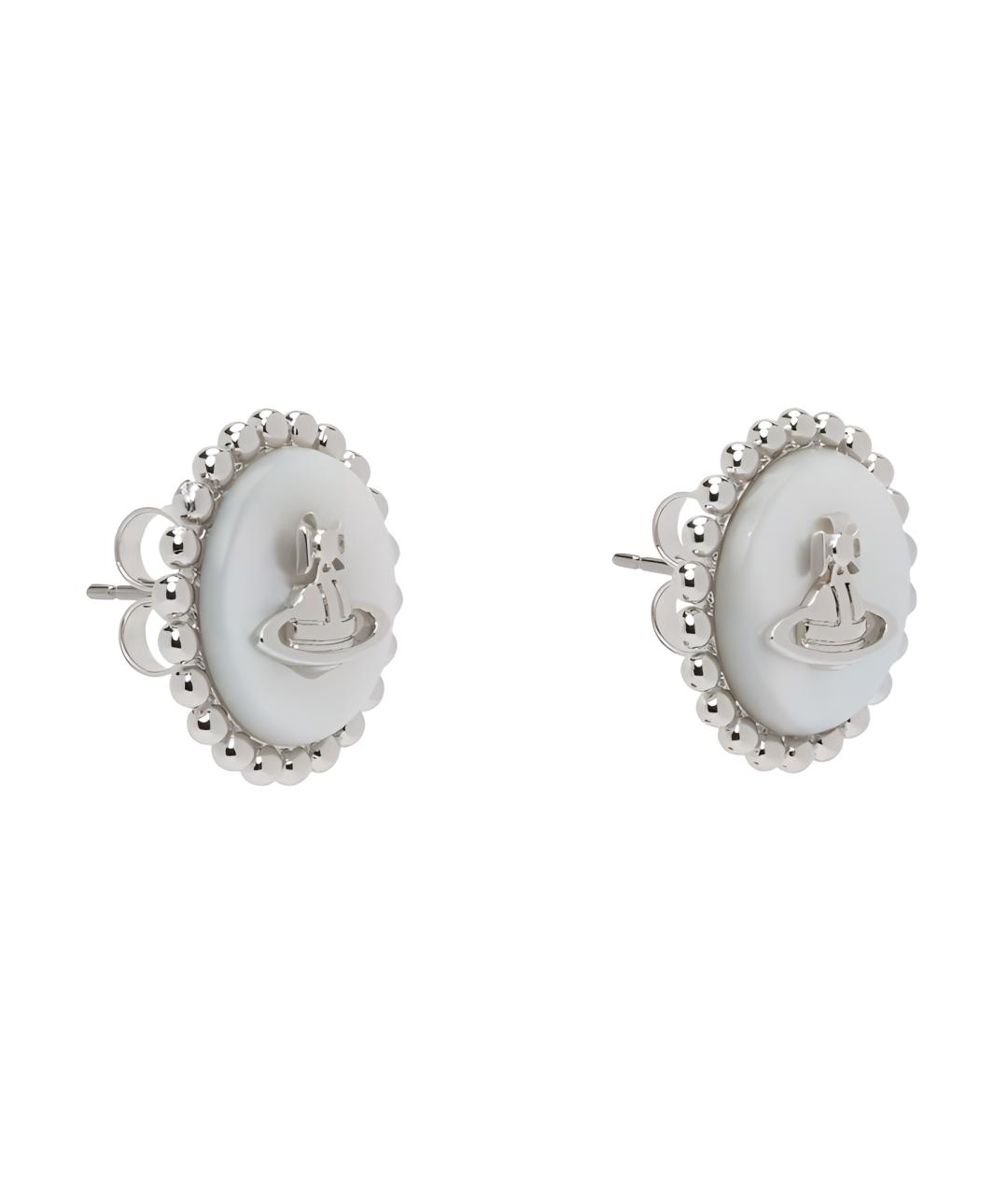 VIVIENNE WESTWOOD Серебряные латунные серьги, фото 2