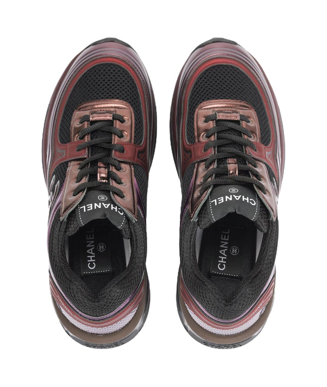 CHANEL Мульти кожаные кроссовки, фото 3