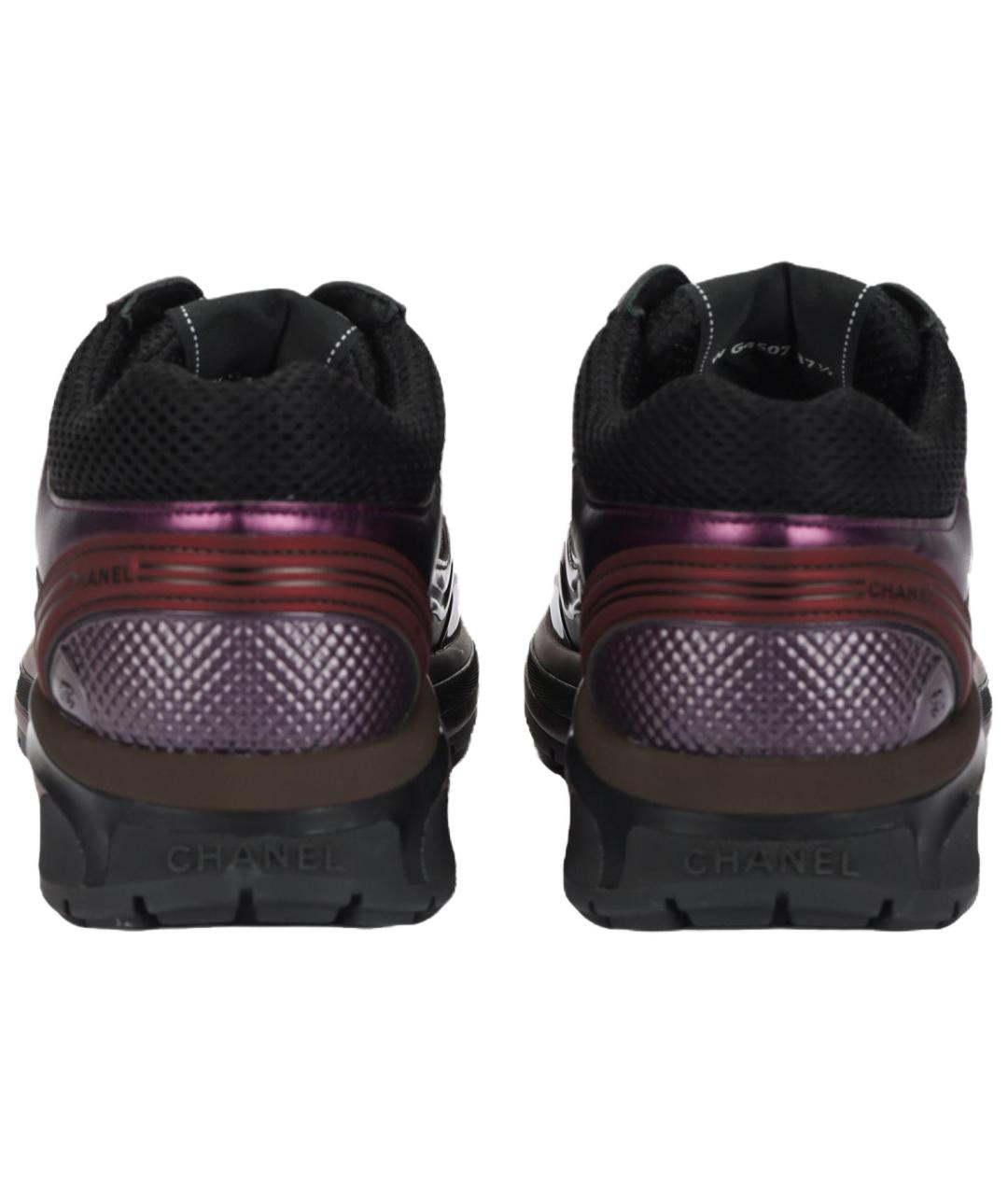 CHANEL Мульти кожаные кроссовки, фото 4