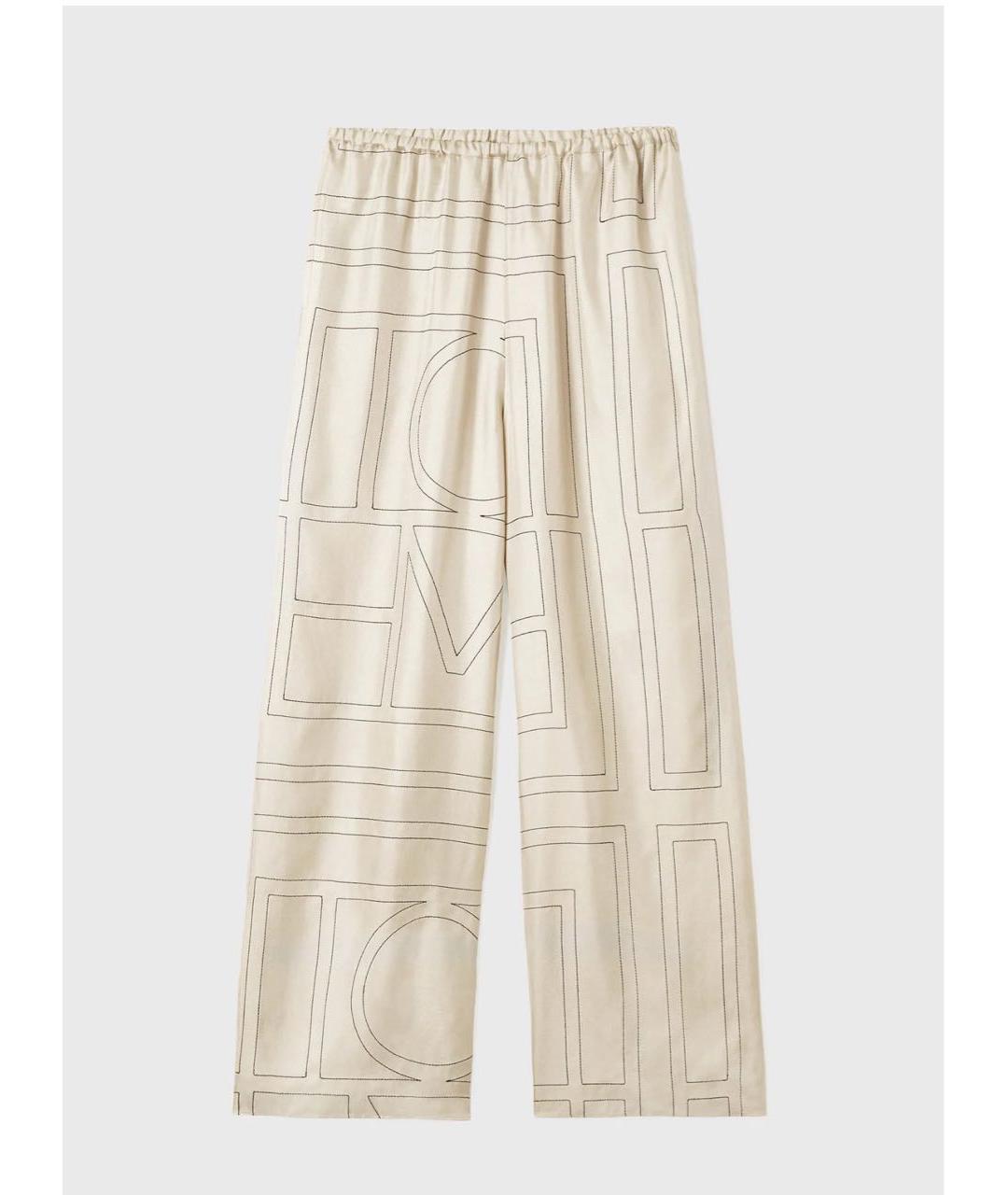 TOTEME Шелковые брюки широкие, фото 8