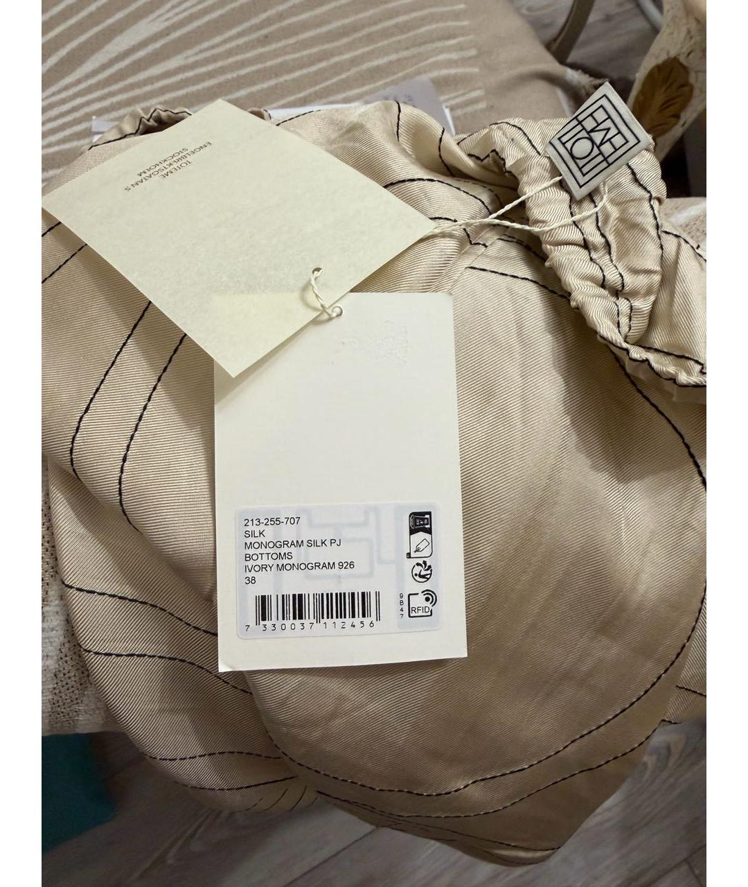 TOTEME Шелковые брюки широкие, фото 3