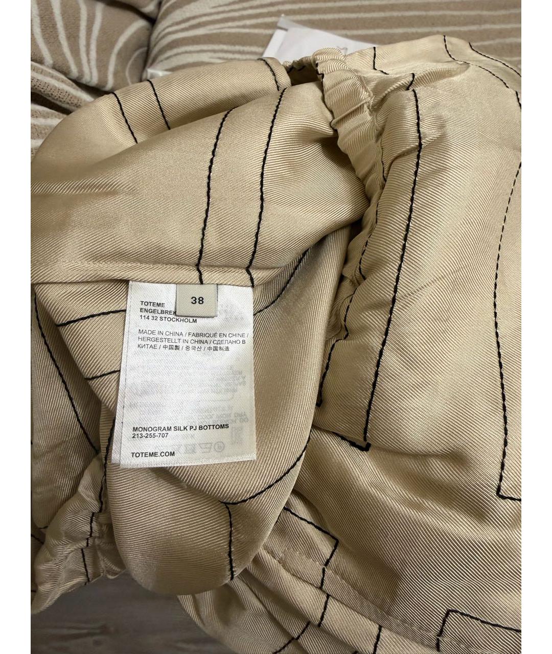 TOTEME Шелковые брюки широкие, фото 4