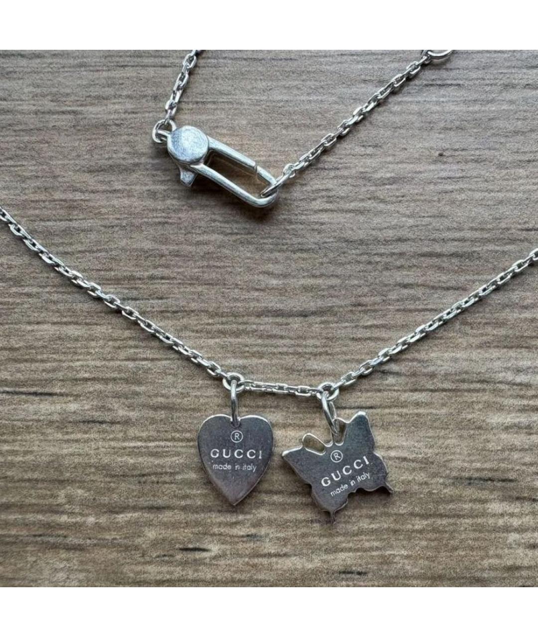 GUCCI Серебрянный серебряный кулон, фото 3