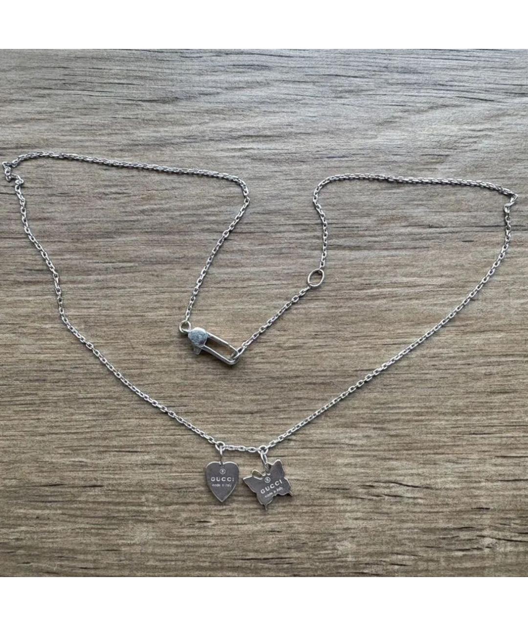 GUCCI Серебрянный серебряный кулон, фото 8