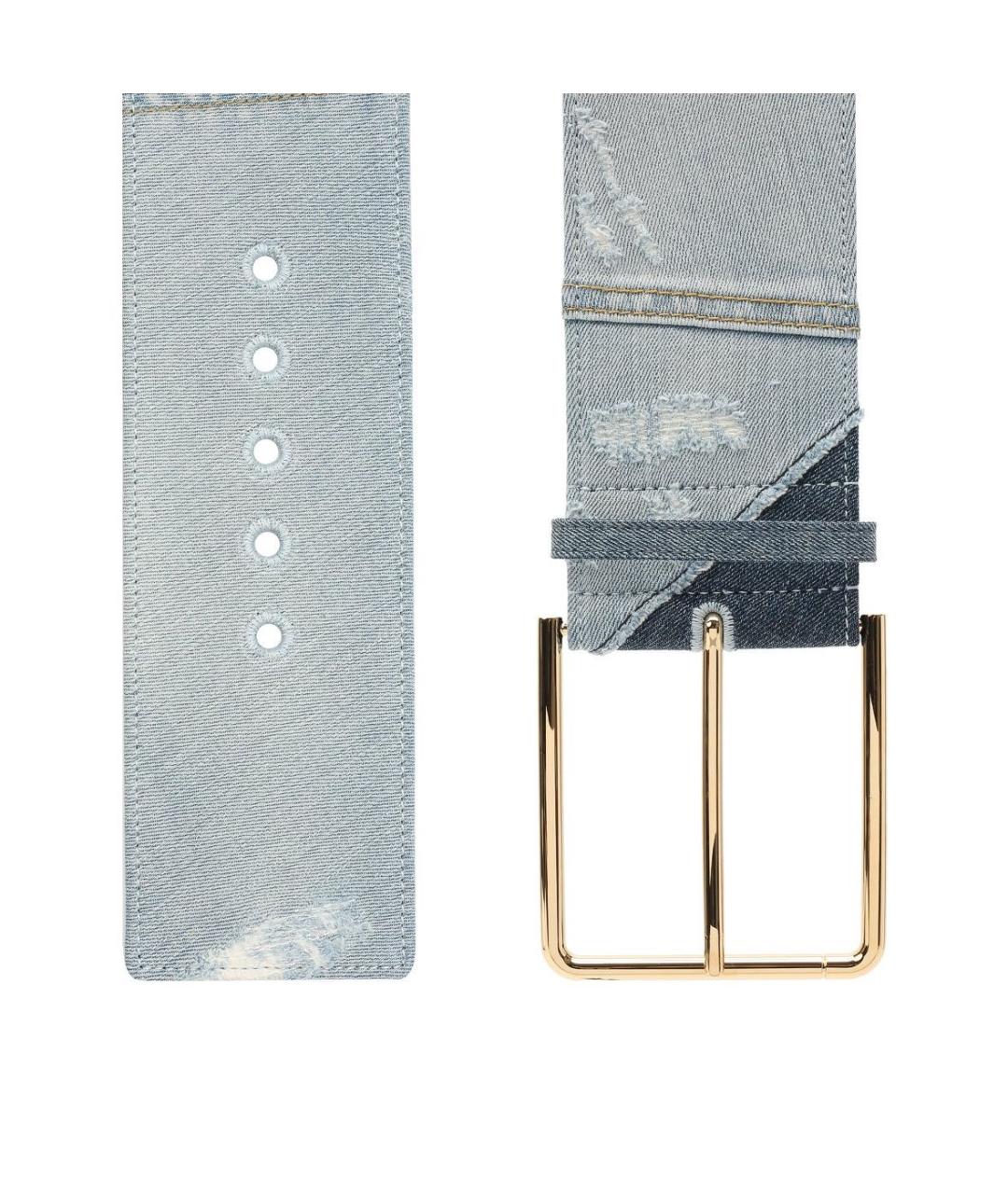 DOLCE&GABBANA Голубой ремень, фото 2