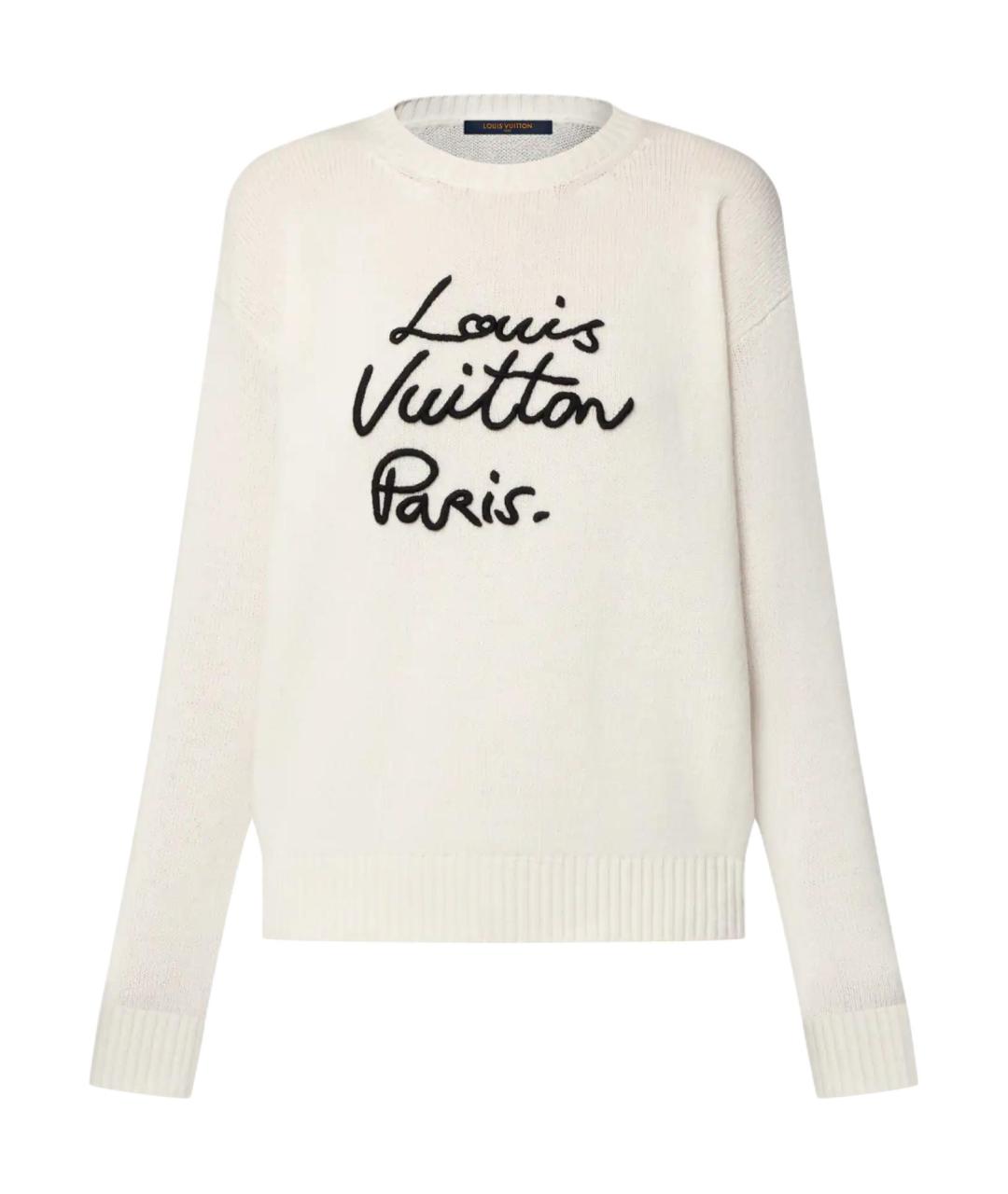 LOUIS VUITTON Белый джемпер / свитер, фото 1