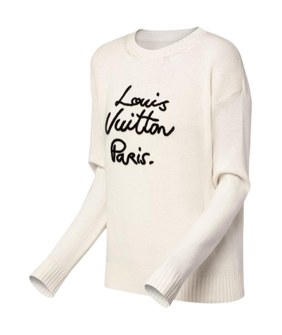 LOUIS VUITTON Белый джемпер / свитер, фото 3
