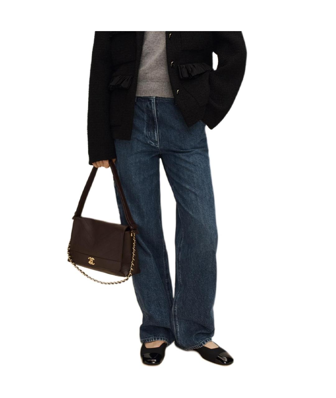 CHANEL Синие прямые джинсы, фото 4