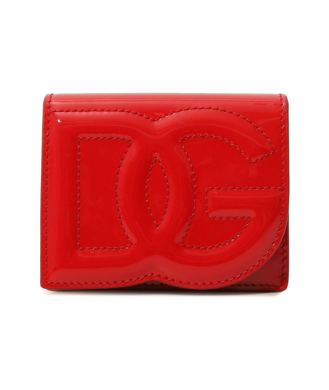 DOLCE&GABBANA Красная сумка через плечо из лакированной кожи, фото 4