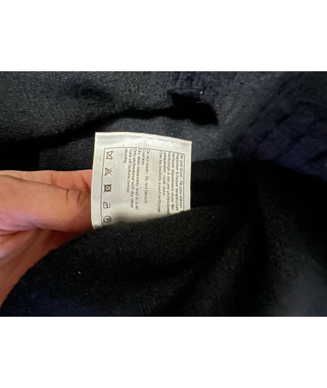 CHANEL Черное кашемировое коктейльное платье, фото 6