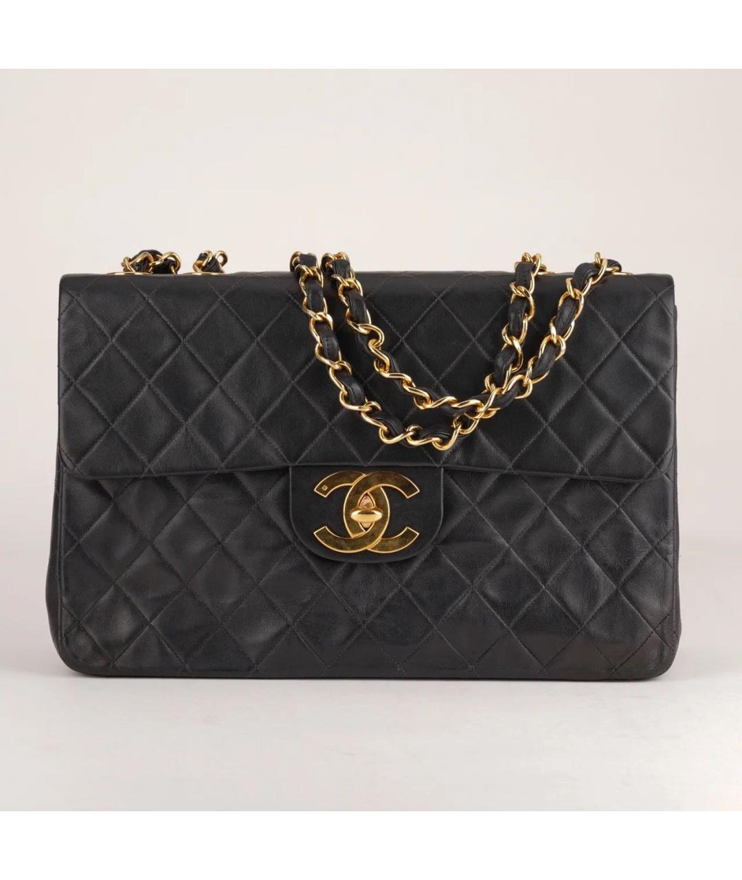 CHANEL Черная кожаная сумка через плечо, фото 9