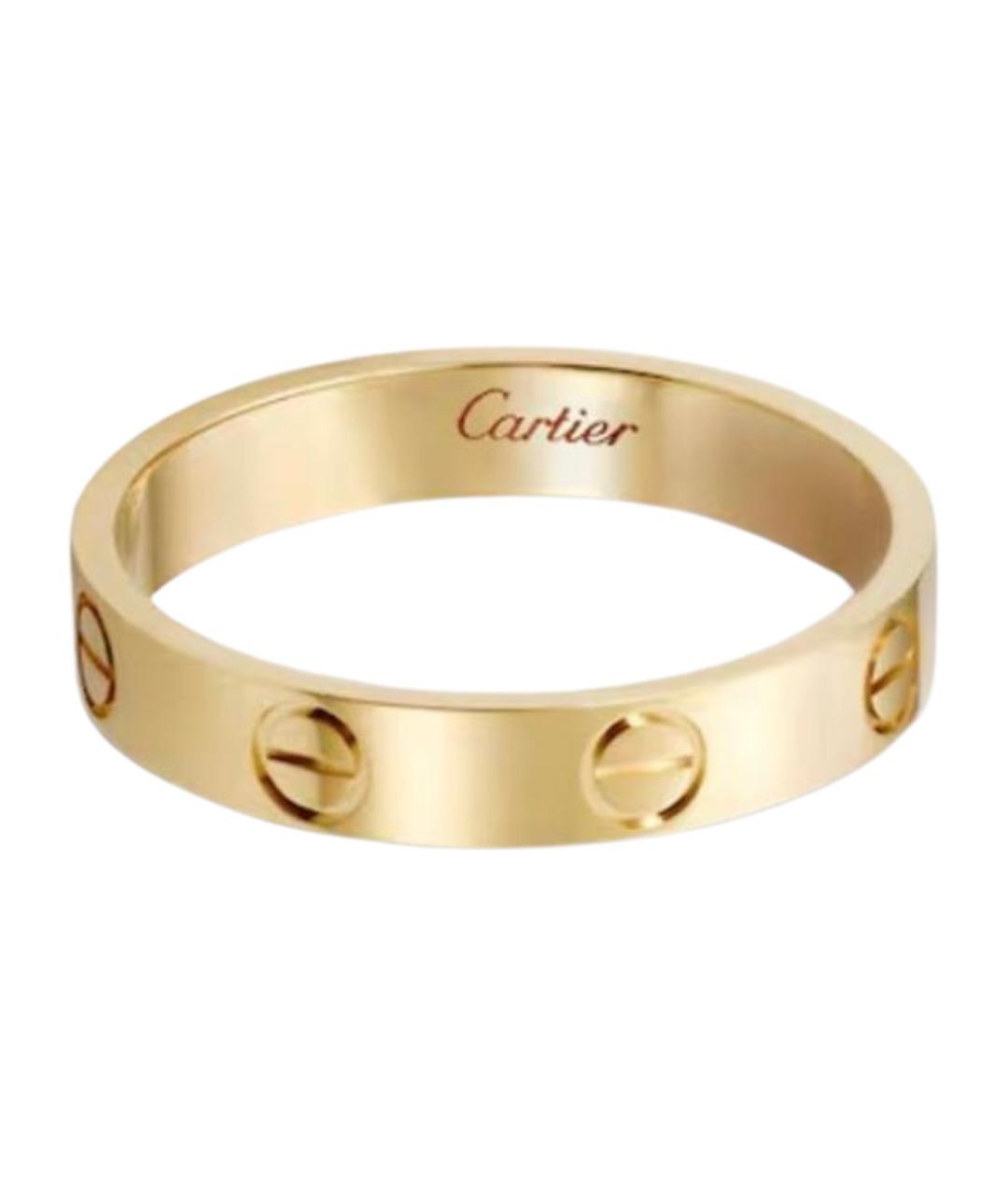 CARTIER Желтое кольцо из желтого золота, фото 1
