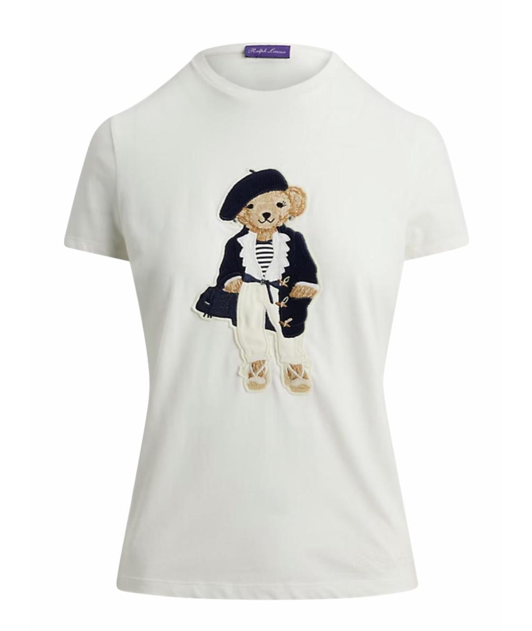 RALPH LAUREN COLLECTION Белая хлопковая футболка, фото 1