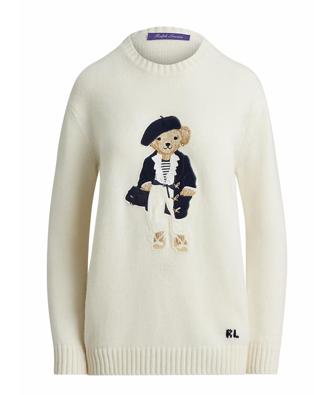 RALPH LAUREN Бежевый кашемировый джемпер / свитер, фото 1