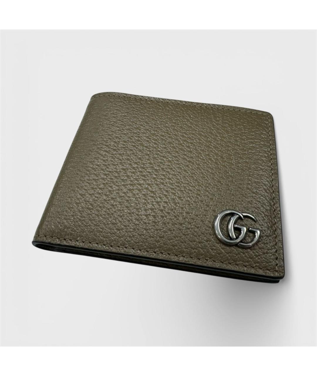 GUCCI Коричневый кожаный кошелек, фото 5