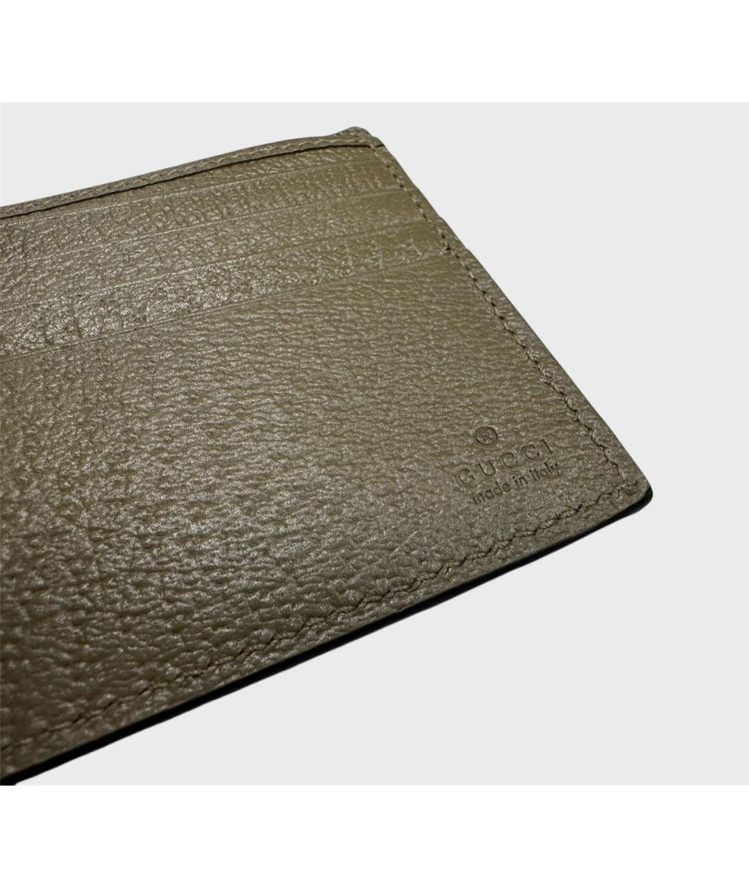GUCCI Коричневый кожаный кошелек, фото 4