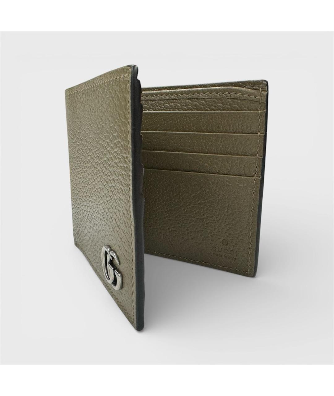 GUCCI Коричневый кожаный кошелек, фото 2