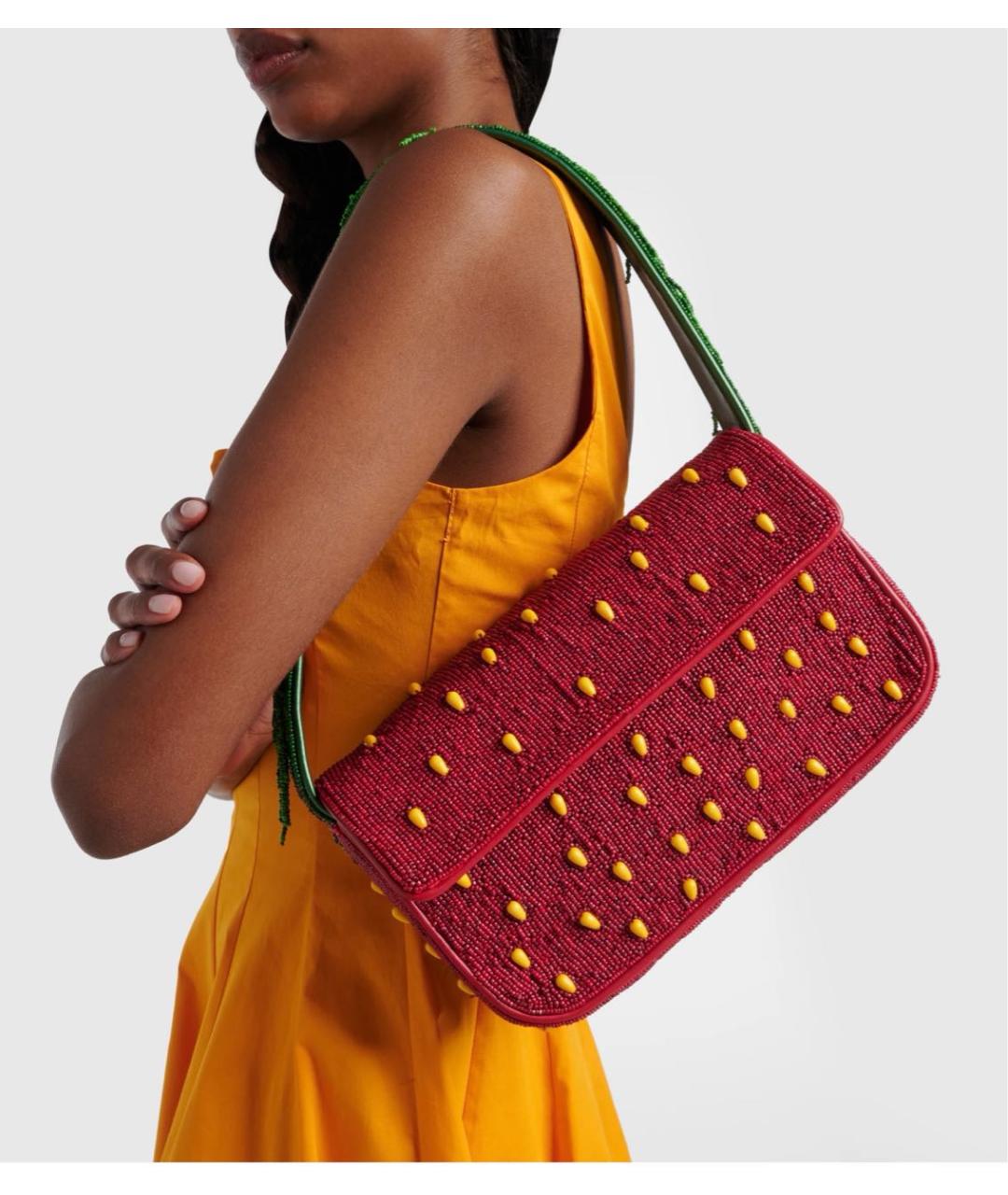 STAUD Красная сумка через плечо, фото 6