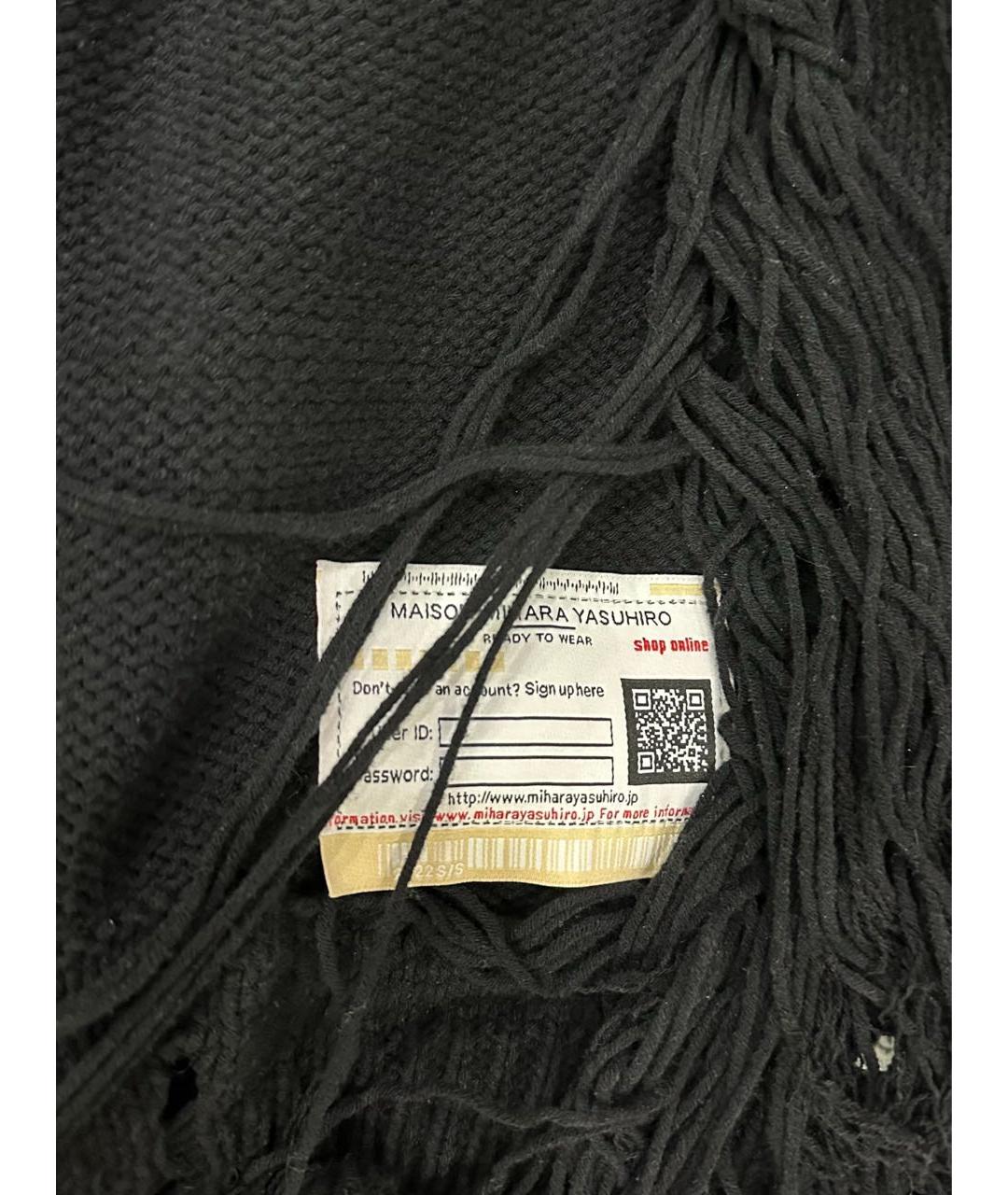MAISON MIHARA YASUHIRO Черный джемпер / свитер, фото 4