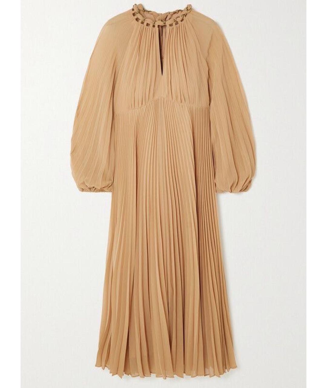 ZIMMERMANN Бежевое коктейльное платье, фото 1