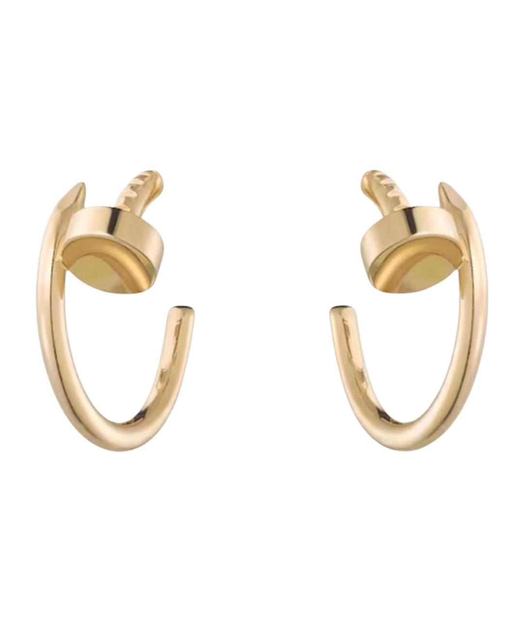 CARTIER Желтые серьги из желтого золота, фото 1